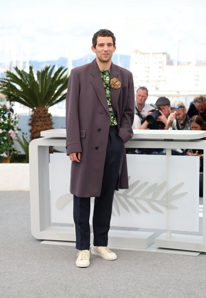 Josh O'Connor poses during "The Mastermind" photocall at the 78th annual Cannes Film Festival 2025