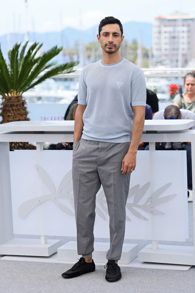 Riz Ahmed attend "The Phoenician Scheme" photocall at the 78th annual Cannes Film Festival Prada