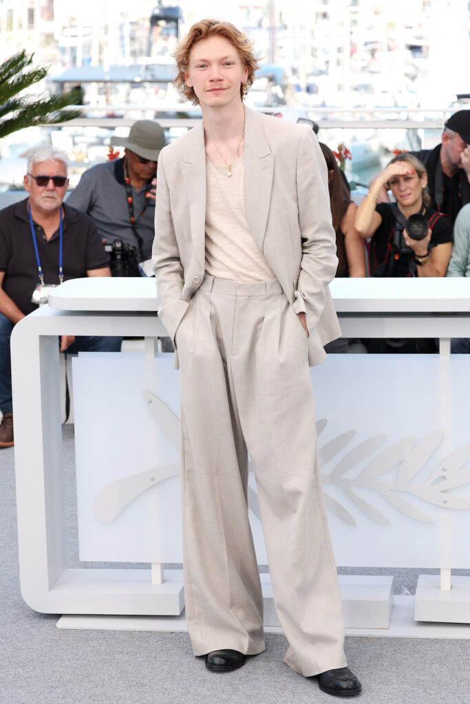 Filip Schnack poses during the "Sound of Falling" photocall at the 78th annual Cannes Film Festival 2025