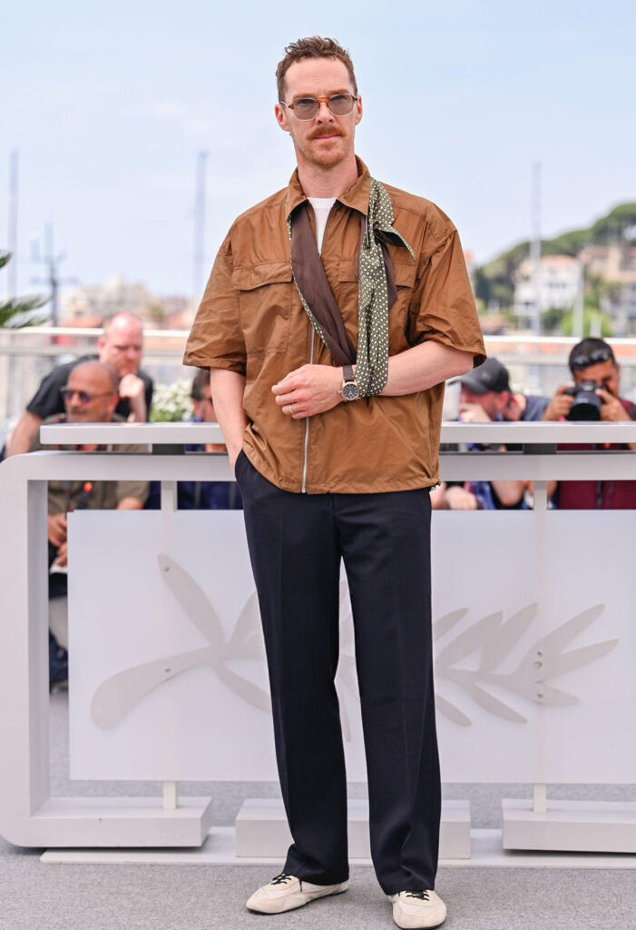 Benedict Cumberbatch attend "The Phoenician Scheme" photocall at the 78th annual Cannes Film Festival Prada