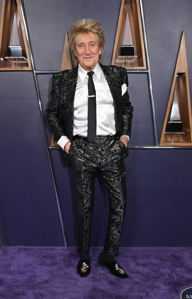 Rod Stewart at the 2025 American Music Awards