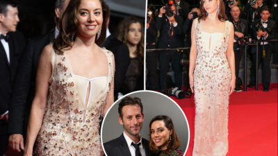 Aubrey Plaza makes first red carpet appearance since husband Jeff Baena’s death