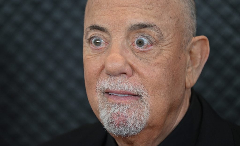 US singer songwriter Billy Joel arrives for the 66th Annual Grammy Awards at the Crypto.com Arena in Los Angeles on February 4, 2024.