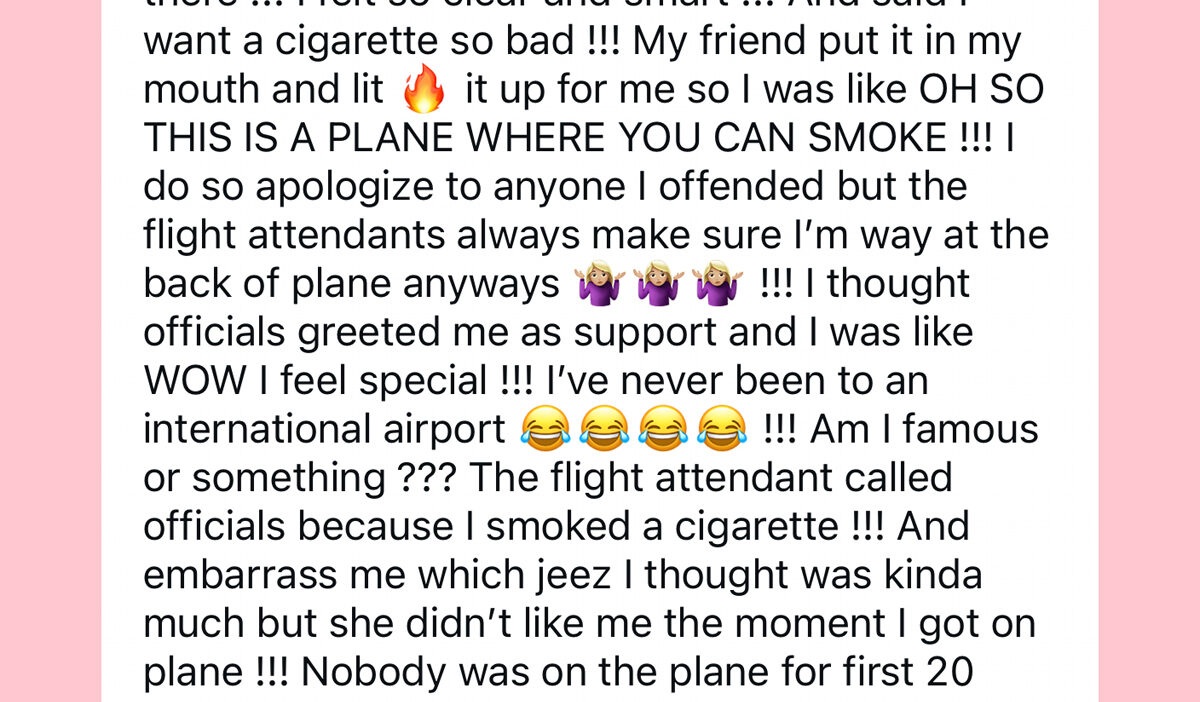 Britney Spears Apologizes For Smoking On Plane – But Claims Flight Attendant Got Her In Trouble To ‘Embarrass’ Her!