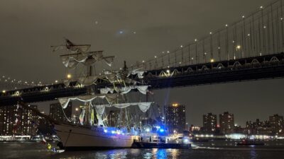 Navy Ship Collision At Brooklyn Bridge Kills Two People & Leaves Several Others Injured