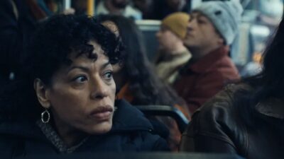 tina in the bus in the bear