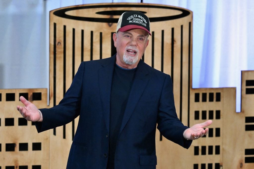 Billy Joel announces the end of his residency at Madison Square Garden in 2024 during a press conference on June 1, 2023, in New York.