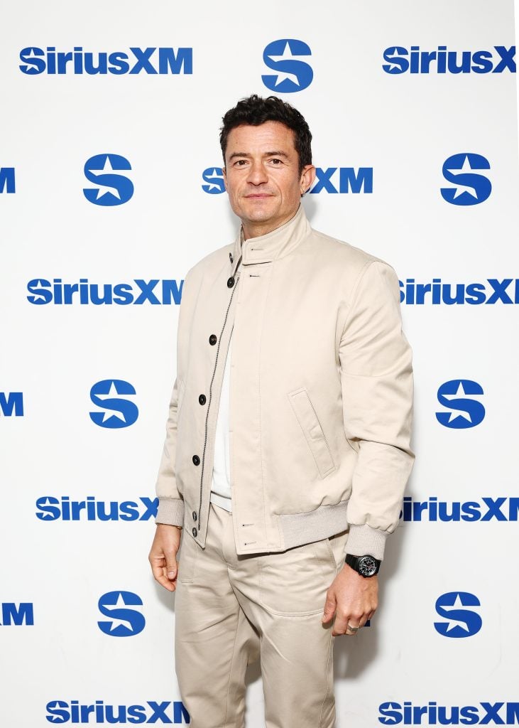 Orlando Bloom attends SiriusXM's Town Hall with The Cast Of "Deep Cover" Featuring Orlando Bloom & Bryce Dallas Howard at SiriusXM Studios on June 09, 2025 in New York City.