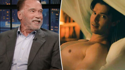 Arnold Schwarzenegger defends his viral reaction to seeing son Patrick’s ‘weenie’ on ‘White Lotus’