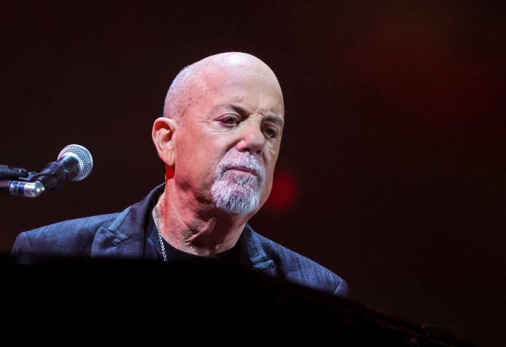 Billy Joel performs at Allegiant Stadium on November 09, 2024 in Las Vegas, Nevada.