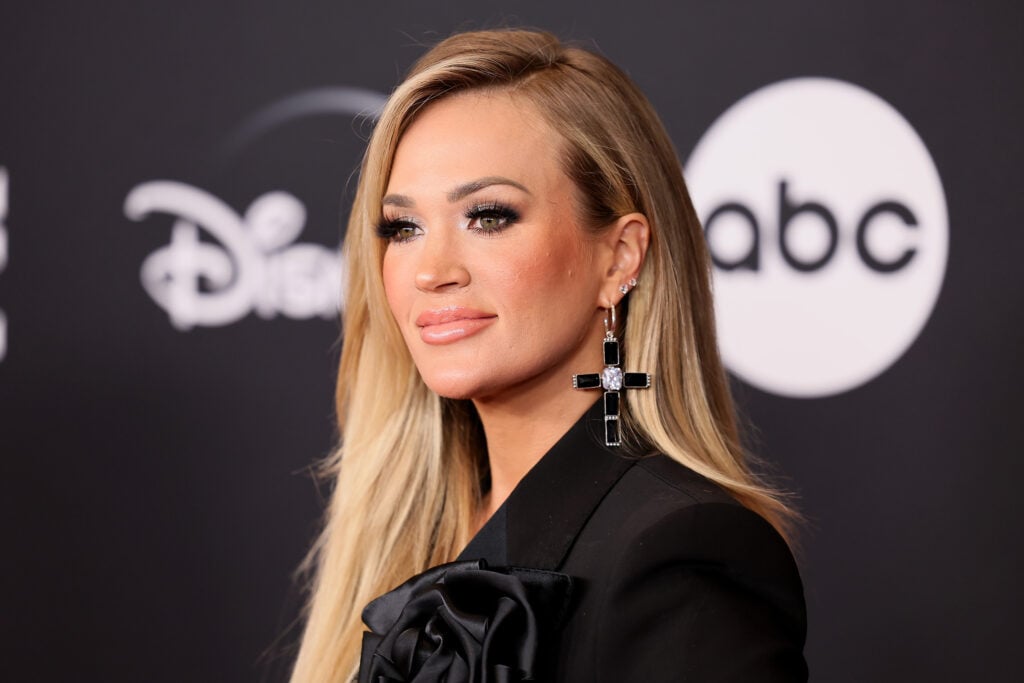 Carrie Underwood attends the 38th Annual Rock & Roll Hall Of Fame Induction Ceremony at Barclays Center on November 03, 2023 in New York City.