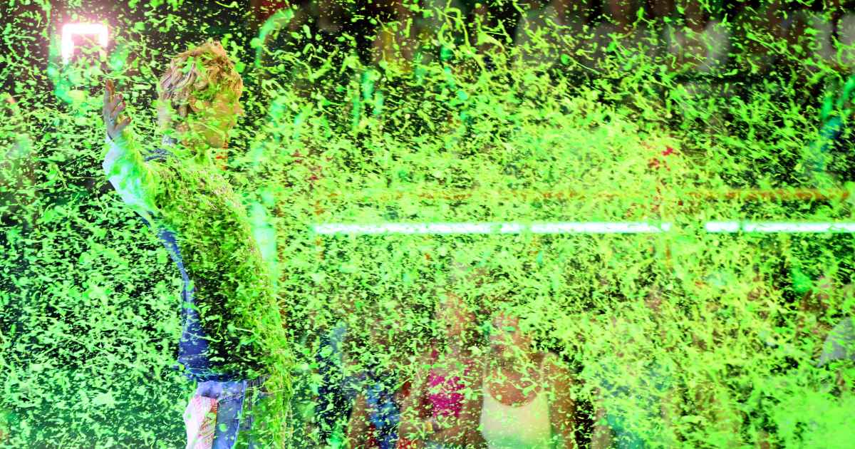 Stars Getting Slimed at the Nickelodeon Kids' Choice Awards