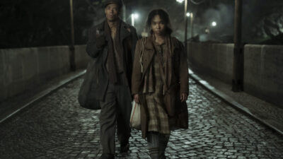 Jacob Anderson as Louis and Delainey Hayles as Claudia in 'Interview With the Vampire' Season 2