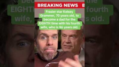Frasier Star Kelsey Grammer, 70 years old, To Become A Dad For The EIGHTH Time With His Fourth Wife, Who Is 46 Years Old.