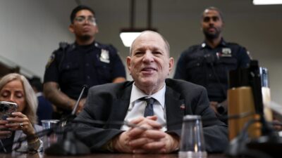 Former film producer Harvey Weinstein appears for his retrial at Manhattan Criminal Court on June 5, 2025 in New York City.