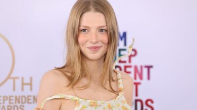 Hunter Schafer on February 22, 2025.