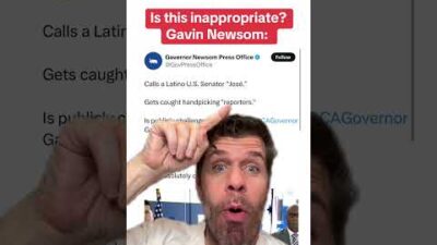 Is This Inappropriate? Gavin Newsom: