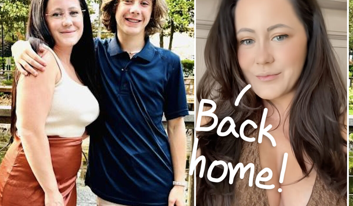 Jenelle Evans' Son Jace Moves Back In With Her After 3 Weeks Of Living With His Dad - Perez Hilton