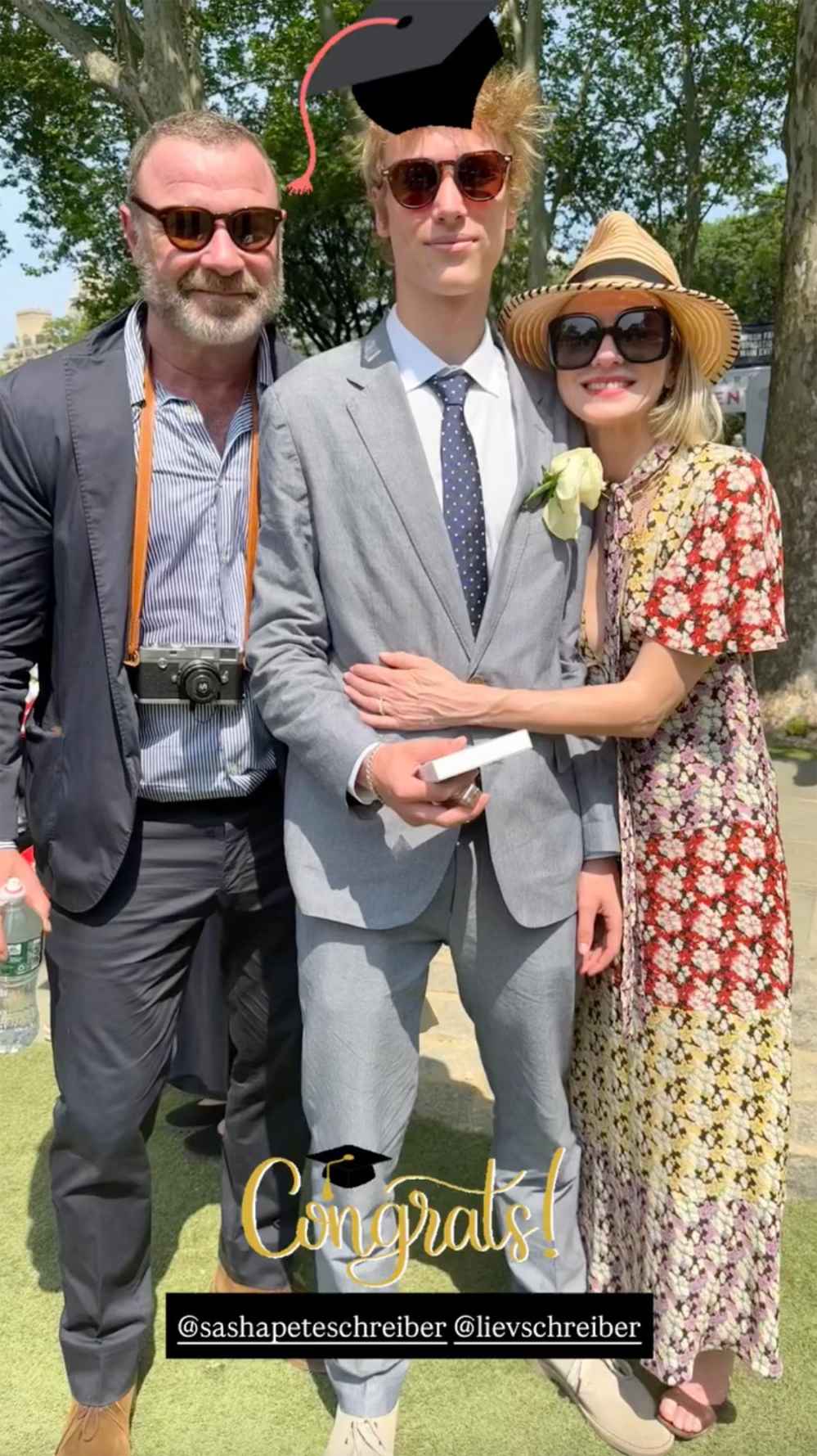 Liev Schreiber and Ex Naomi Watts Reunite at Son Sashas High School Reunion