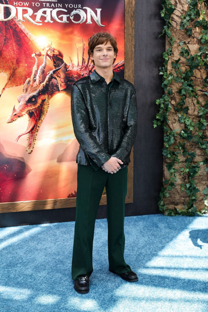 Mason Thames Wore Gucci To The ‘How To Train Your Dragon’ LA Premiere
