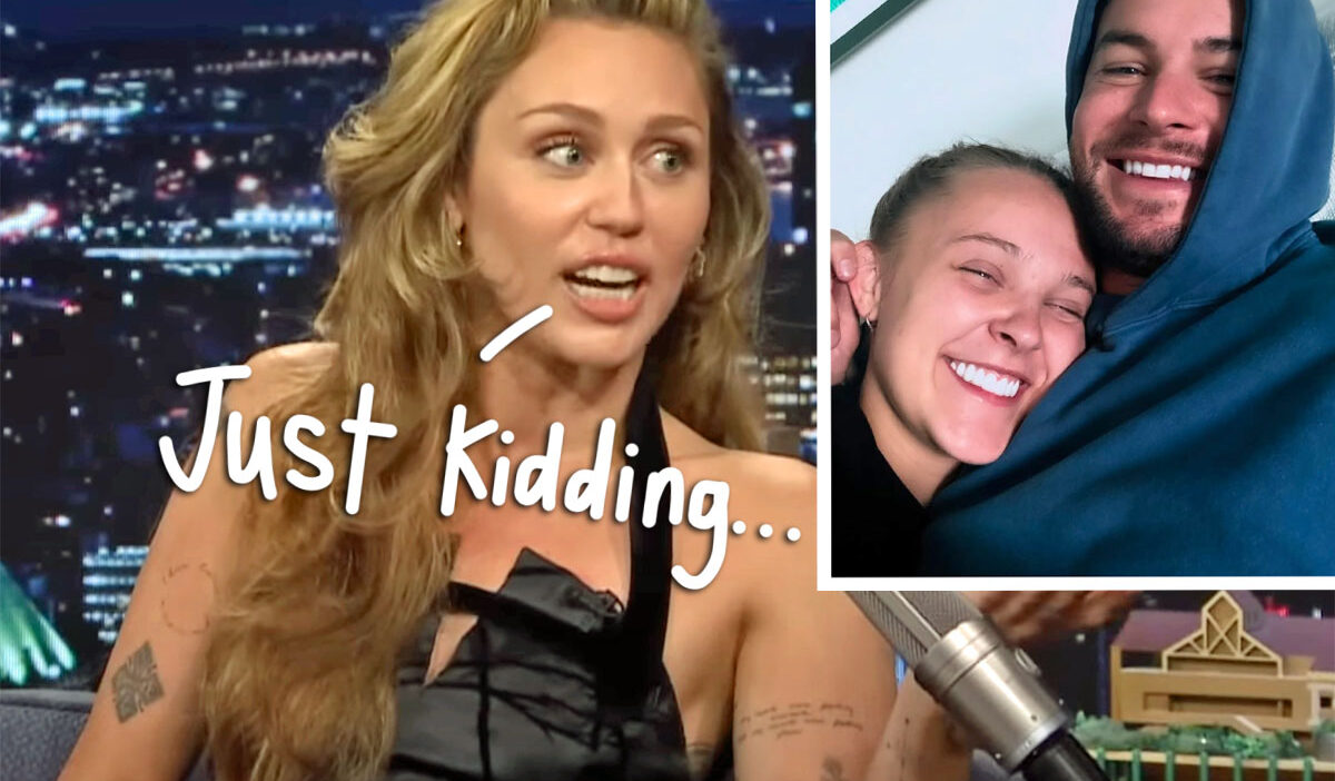 Miley Cyrus Makes Jaw-Dropping Joke About JoJo Siwa Dating Chris Hughes For Pride! Folks Are Shook! - Perez Hilton