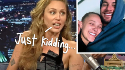 Miley Cyrus Makes Jaw-Dropping Joke About JoJo Siwa Dating Chris Hughes For Pride! Folks Are Shook! - Perez Hilton