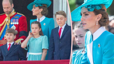 What Princess Catherine Told Prince Louis During Tense Moment At Trooping The Colour! - Perez Hilton