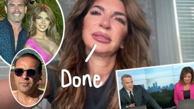 Teresa Giudice Abruptly Ends Interview When Pressed About Her Tax Issues!  - Perez Hilton