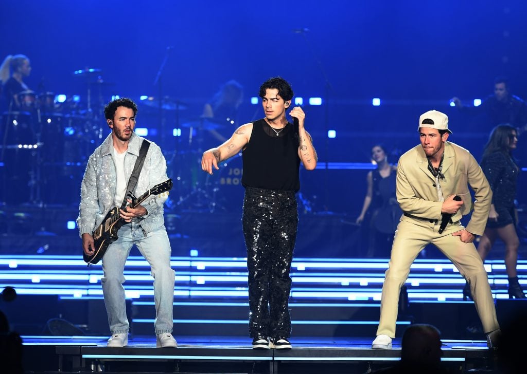 The Jonas Brothers reunited and performing together in September of 2023.