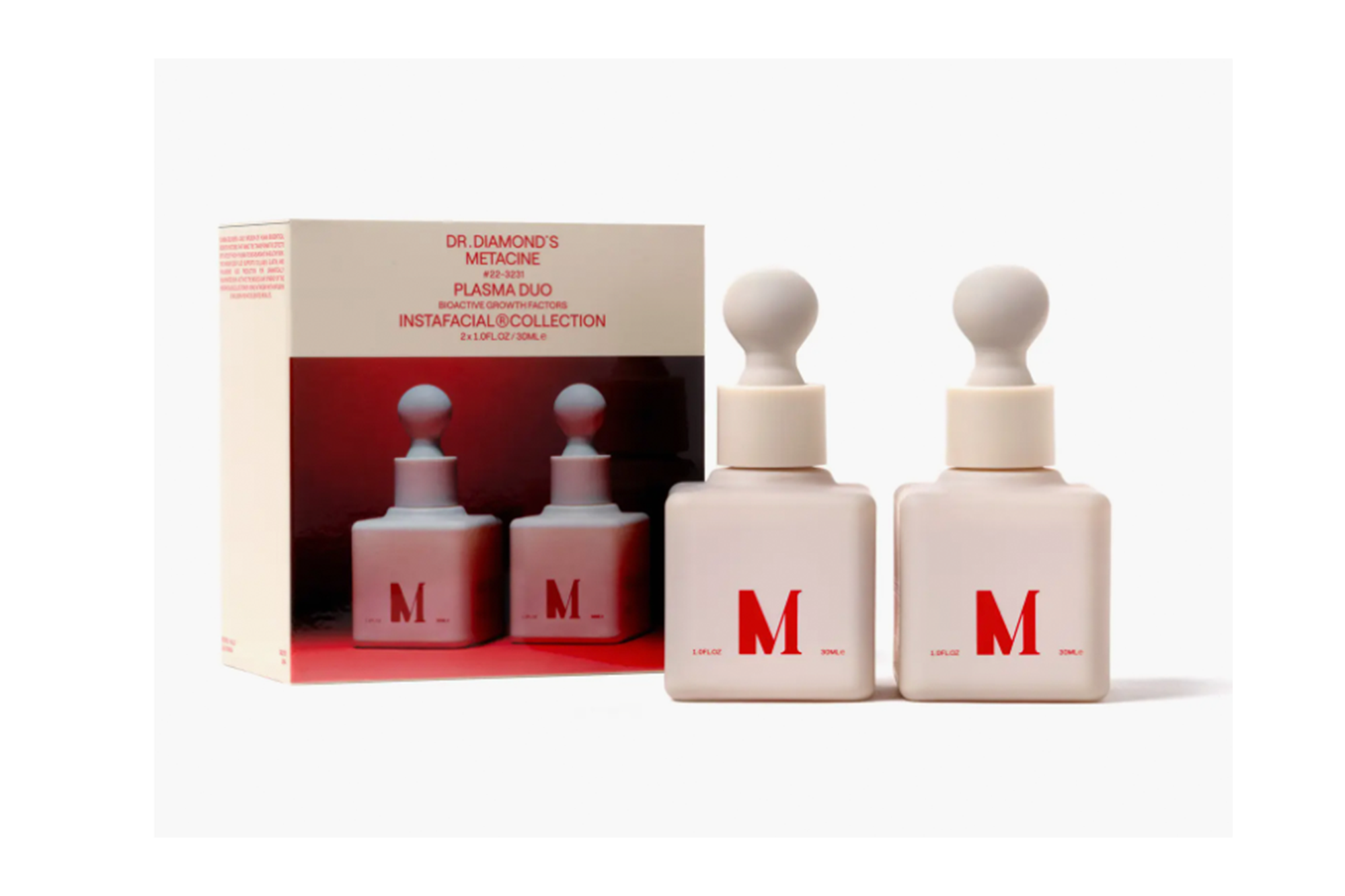 Dr. Diamond's Metacine Instafacial Plasma Serum Duo