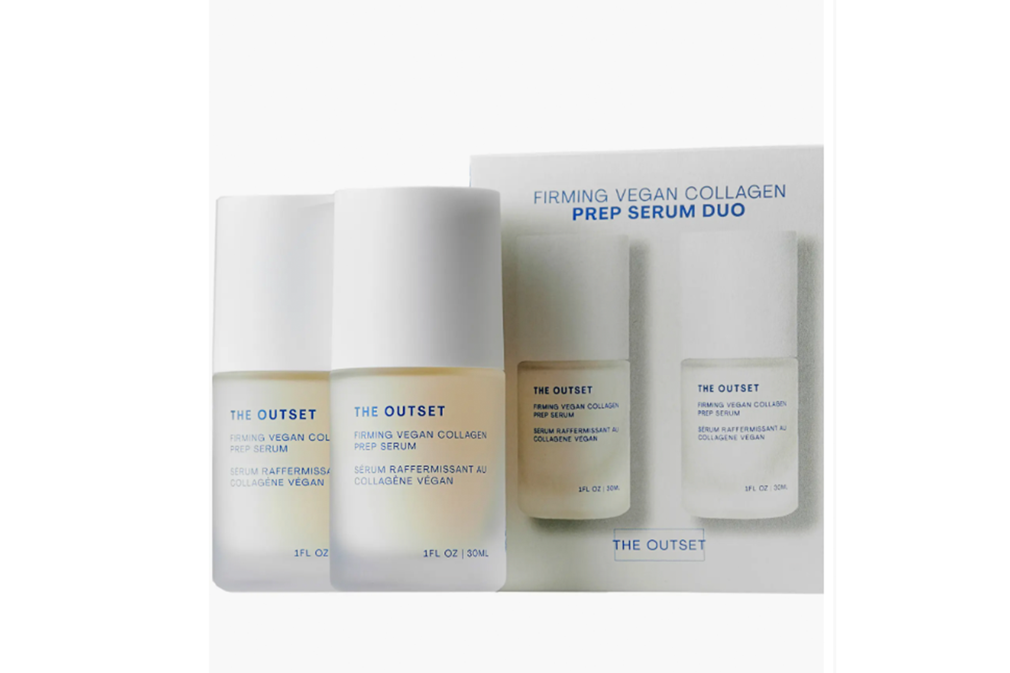 The Outset Firming Vegan Collagen Prep Serum Duo