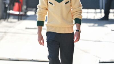 Nicholas Hoult Wore Prada On Jimmy Kimmel Live!