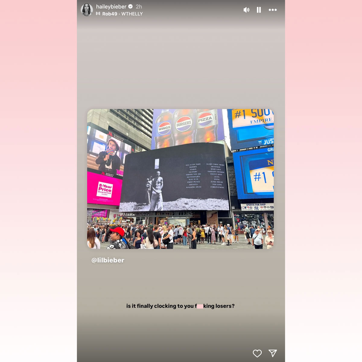 Hailey Bieber sends pointed message amid Justin's Swag album release