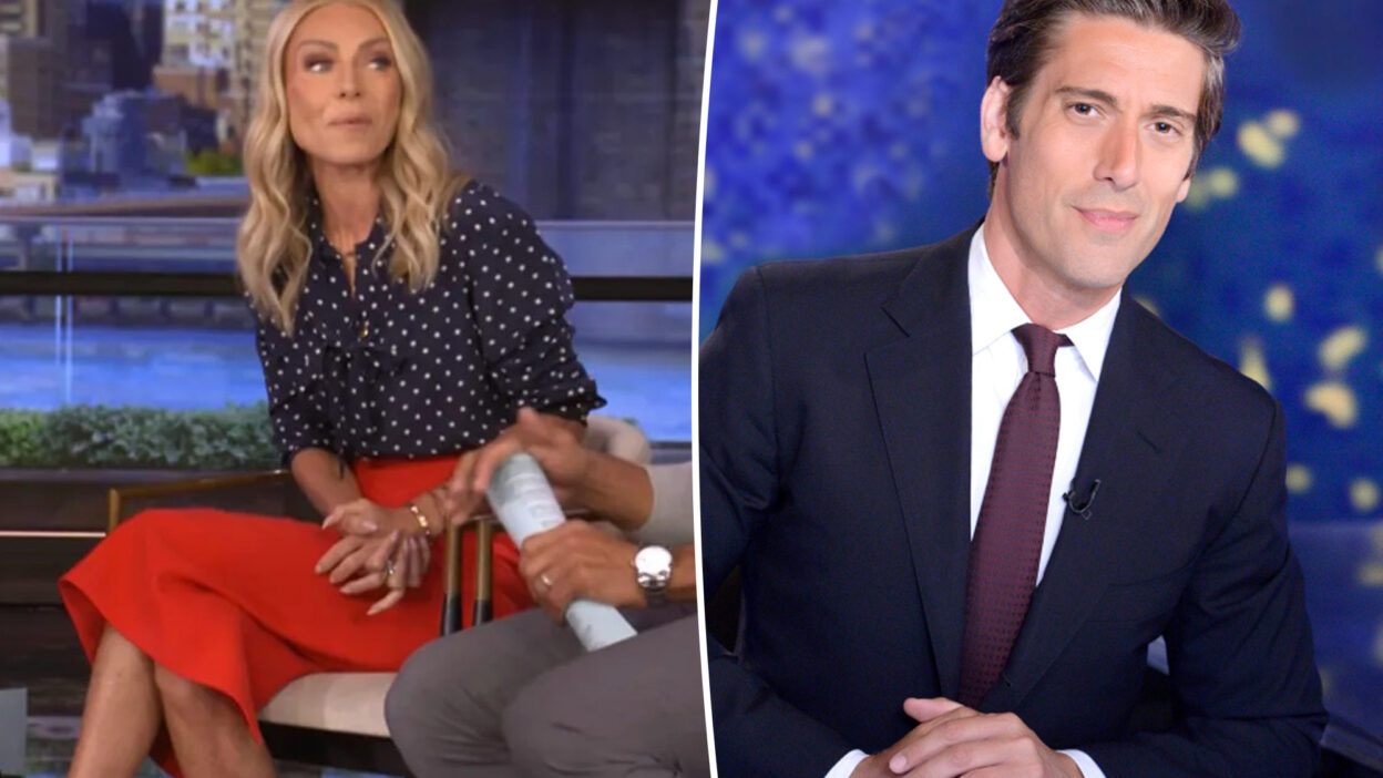 Kelly Ripa took ‘very indecent photos’ in front of David Muir portrait at ABC studio