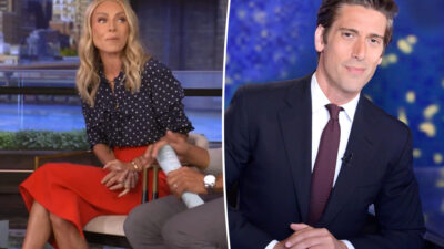 Kelly Ripa took ‘very indecent photos’ in front of David Muir portrait at ABC studio