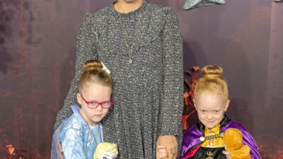 Lily Allen with daughters Ethel and Marnie