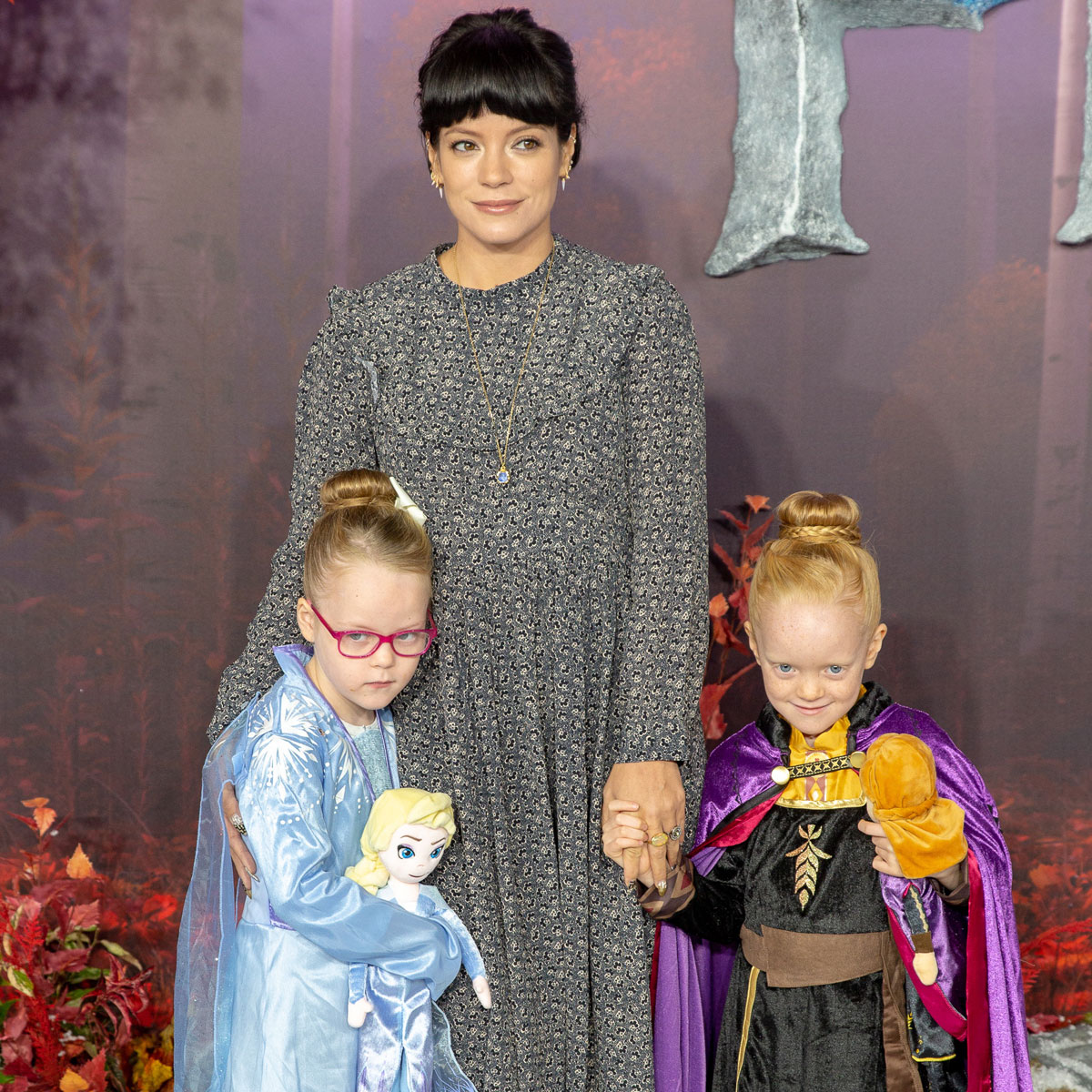 Lily Allen with daughters Ethel and Marnie