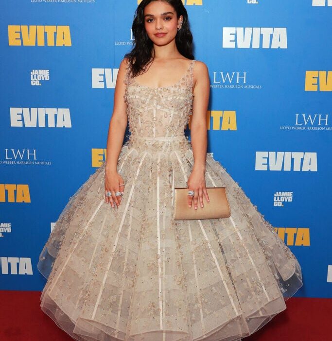 Rachel Zegler Wore Dior To The 'Evita' Press Night After Party
