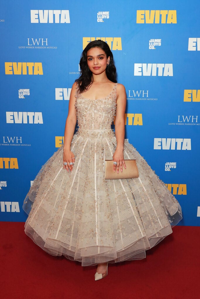 Rachel Zegler Wore Dior To The 'Evita' Press Night After Party